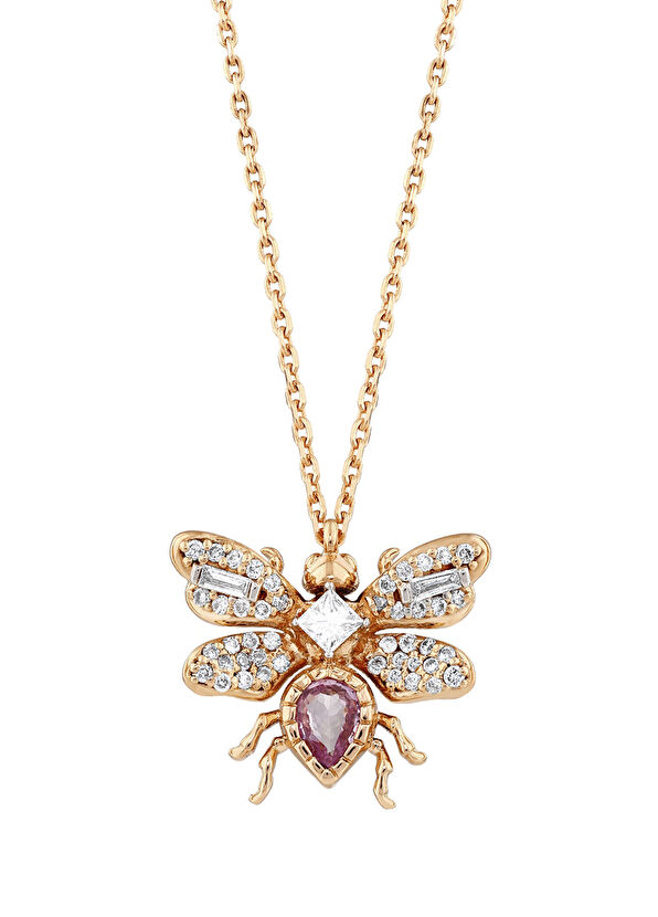 Bee Goddess Honey Kadın Altın Kolye - 2
