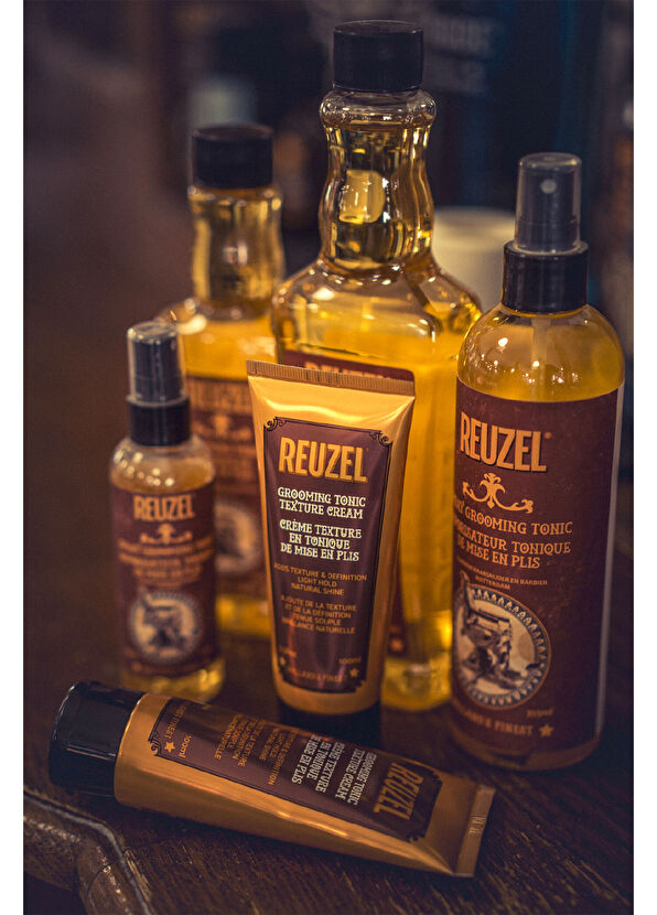 Reuzel Hafif Tutuşlu Bukle Belirginleştirici Isı Koruması Sağlayan Tonik Dokulu Erkekler İçin Saç Kremi 100 ml - 4