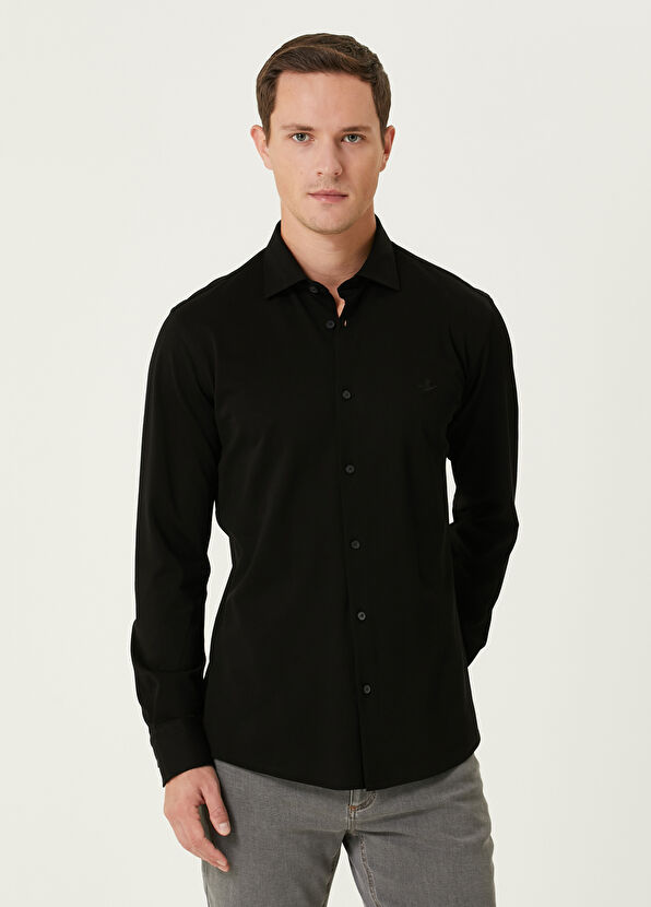 Beymen Club Black Logo Detailed Shirt - 1