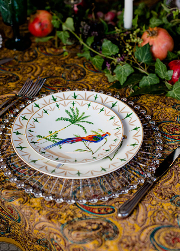 To Thine Own Penna White Porcelain Serving Plate - 2