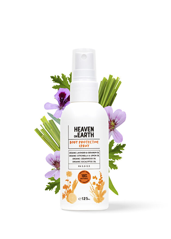 Heaven On Earth Vegan %100 Doğal ve Organik İçerikli Vücut Koruyucu Sprey 125 ml - 2