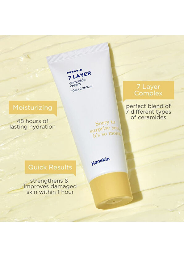 Hanskin 7 Layer Ceramide Cream Nemlendirici Yüz Kremi 70 ml - 2
