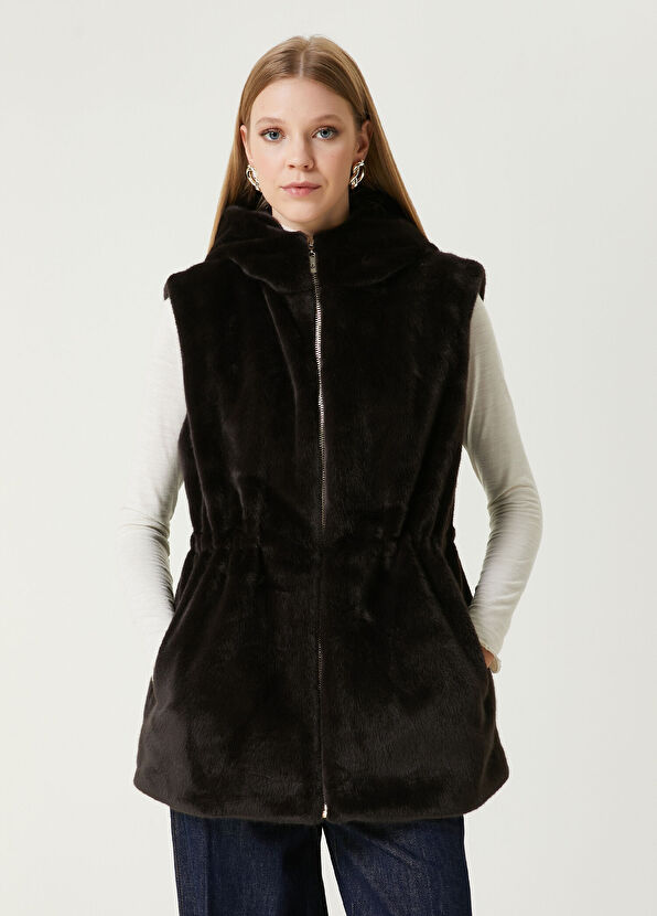 Beymen Club Brown Hooded Vest - 1