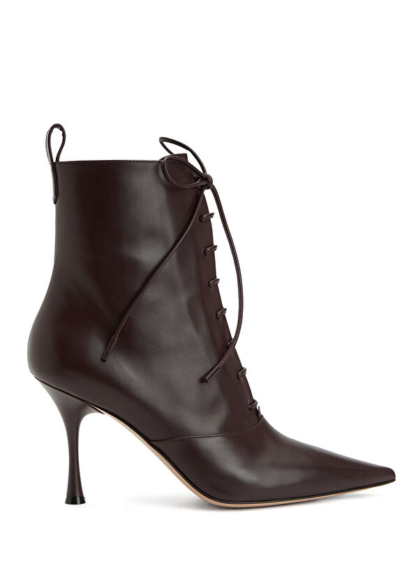 Gianvito Rossi Vitello Bordo Kadın Deri Bot - 1