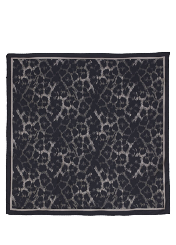 Beymen Club Siyah 90x90 İpek Eşarp - 1