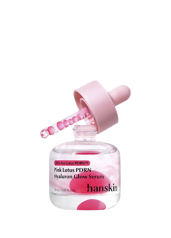 Hanskin Pink Lotus PDRN Hyaluron Glow Yaşlanma Karşıtı Cilt Serumu 30 ml - 1