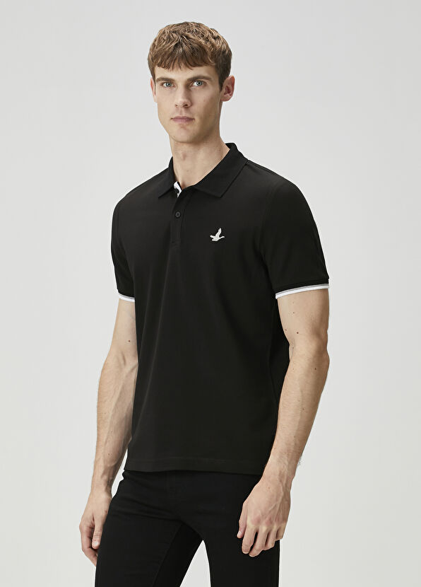 Beymen Club Black Grey Polo T-Shirt - 2