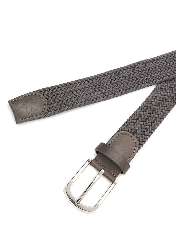 Beymen Club Antrasit Erkek Örgü Kemer - 2
