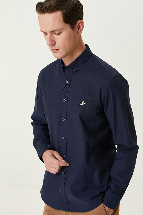 Beymen Club Comfort Fit Lacivert Gömlek - 2