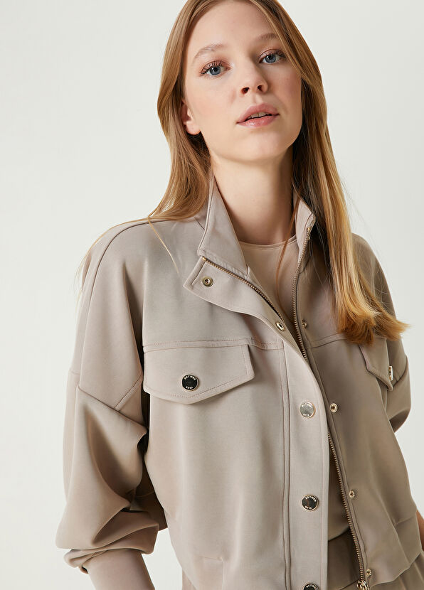 Beymen Club Bej Ceket Formlu Sweatshirt - 4