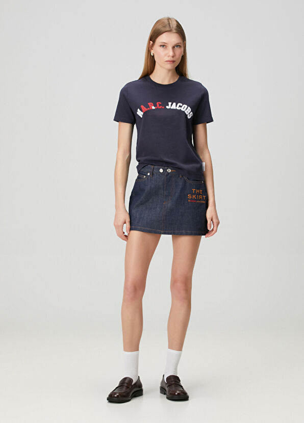 Marc Jacobs x A.P.C. Navy Blue Logo T-Shirt - 2