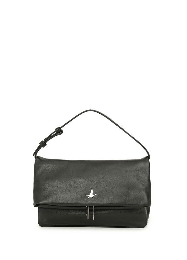 Beymen Club Black Women's Leather Clutch - 1