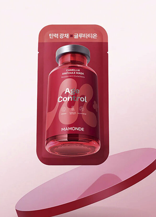 Mamonde Age Control Camellia Ampoule Nemlendirici 24'lü Yüz Maskesi 23 ml - 2