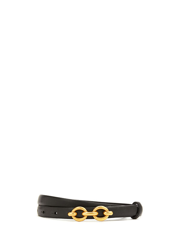 Beymen Club Black Women's Leather Belt - 1