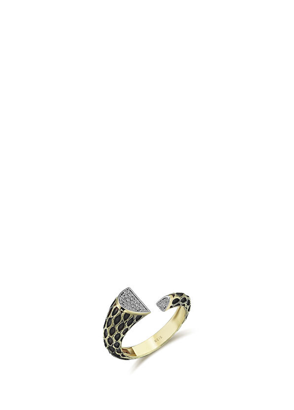 Reis Kuyumculuk Ubuntu Serpent 14 Carat Women's Gold Ring - 1