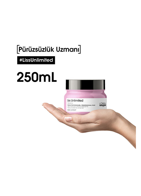 Loreal Professionnel Serie Expert Liss Unlimited Disiplin Maskesi 250 ml - 4