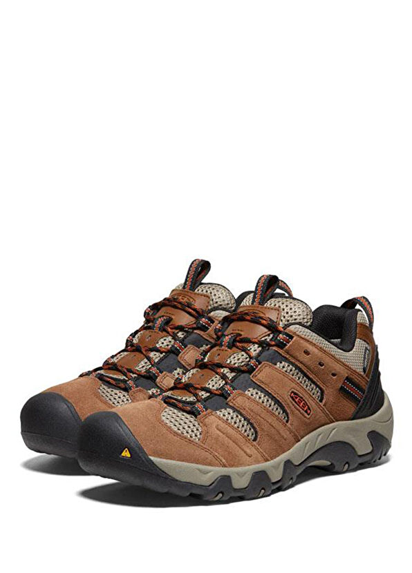 Keen Headout Bison Fossil Orange Waterproof Men's Hiking Shoes - 2