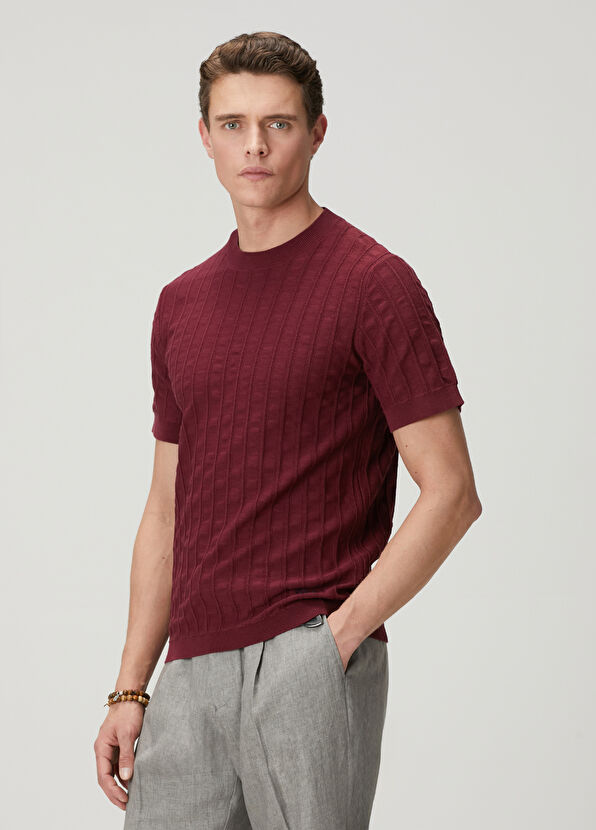 Beymen Club Cherry Chain Knitted Textured Sweater - 1