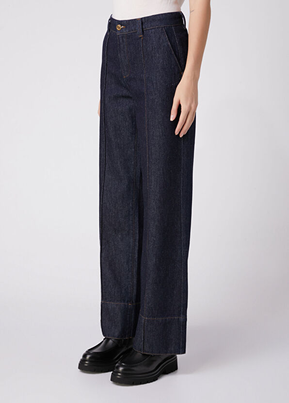 Beymen Club Straight Fit Lacivert Jean Pantolon - 4
