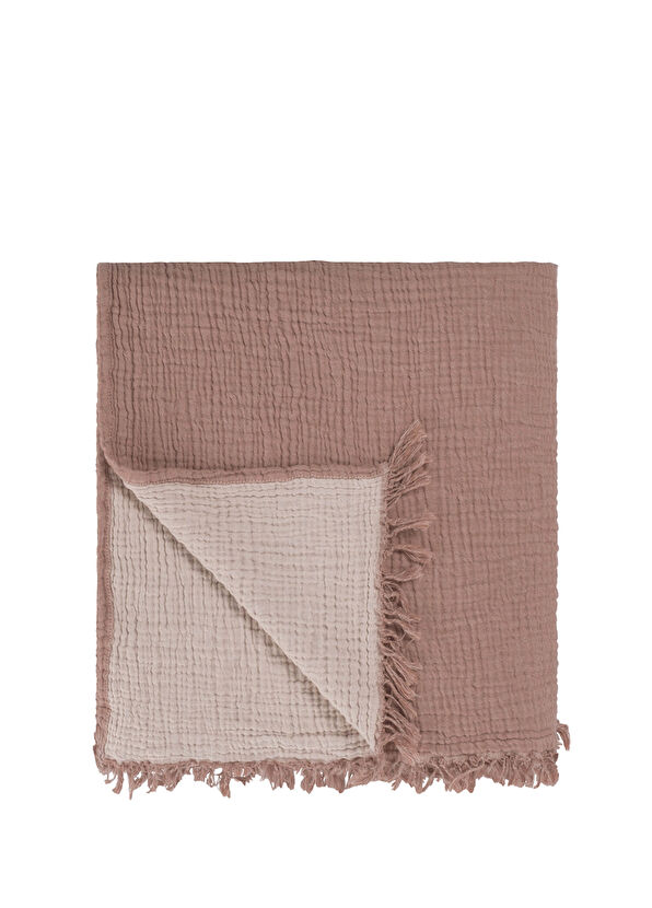 Barine Cocoon Tarçın Rengi %100 Pamuk King Size Yatak Örtüsü 240 x 260 cm - 1