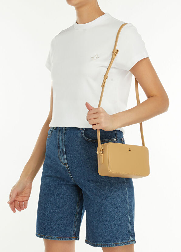 Beymen Club Pu Small Beige Women's Bag - 2