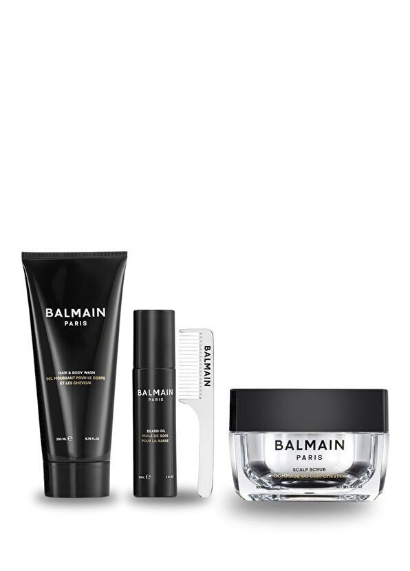 Balmain Homme Giftset Erkekler İçin İnce Telli Saç Bakım Seti - 1