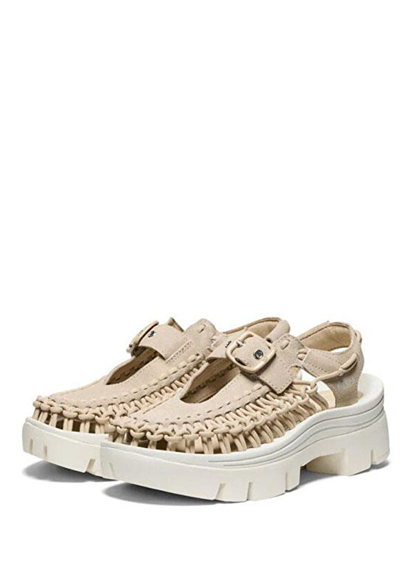 Keen UNEEK PLT Safari Star White Unisex Mary Jane Sandals - 2