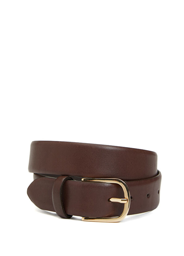 Beymen Club Kahverengi Kadın Deri Kemer - 1