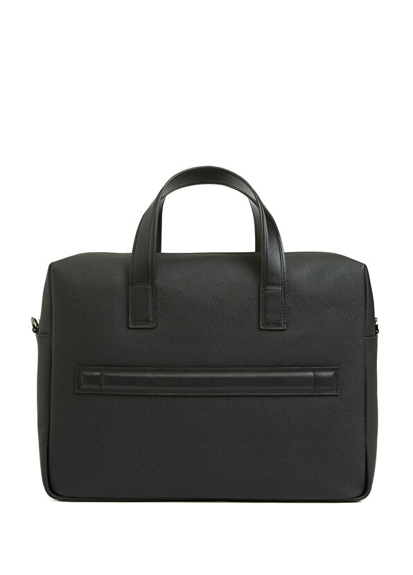Beymen Club Siyah Erkek Deri Laptop Çantası - 3