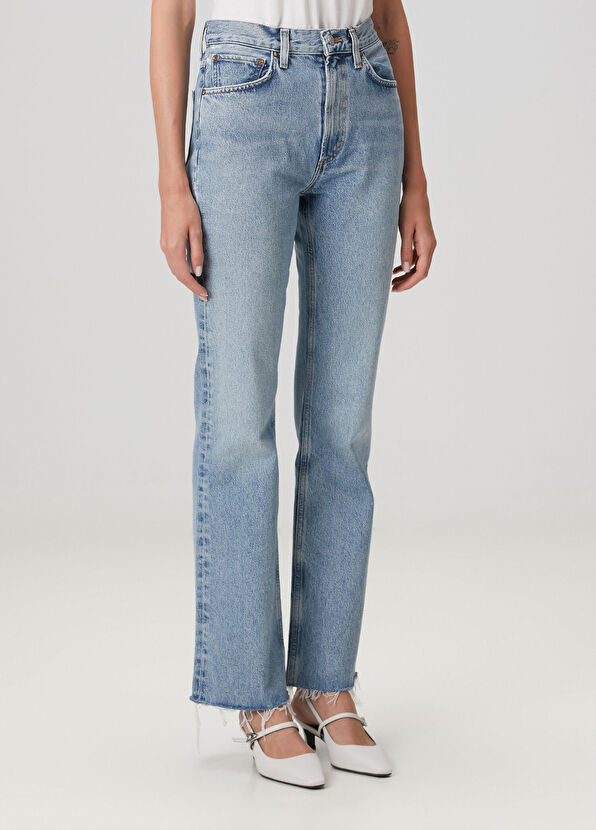 Agolde Leena Blue Flared Jeans - 2