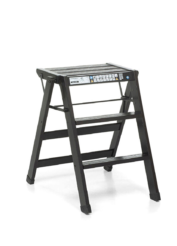 Foppapedretti Tialzo Wooden Black Ladder Stool - 1