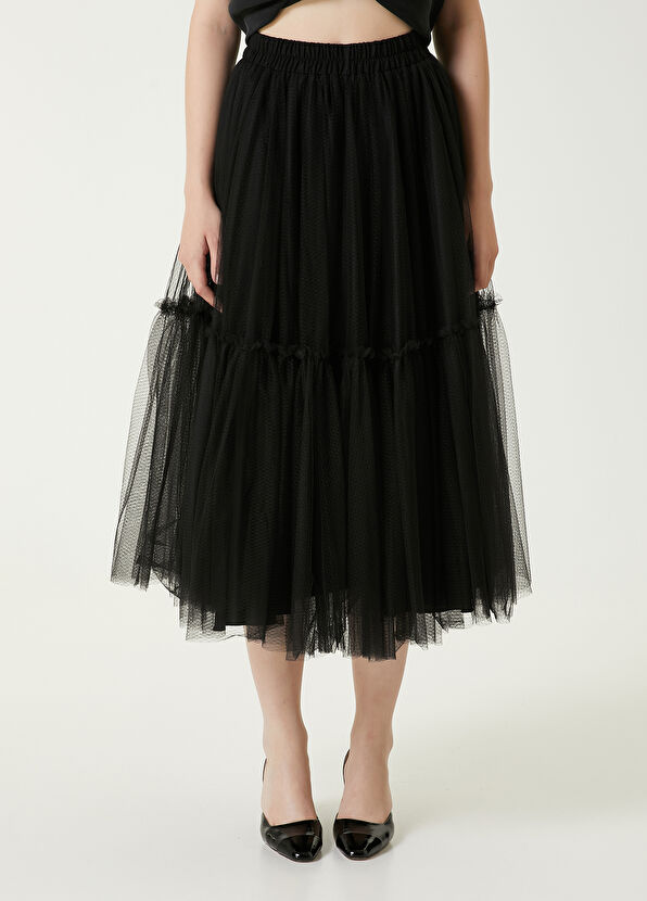 Beymen Club Siyah Kabarık Tütü Etek - 3