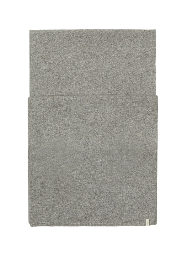 Beymen Club Grey Women's Cashmere Blend Wool Scarf - 1