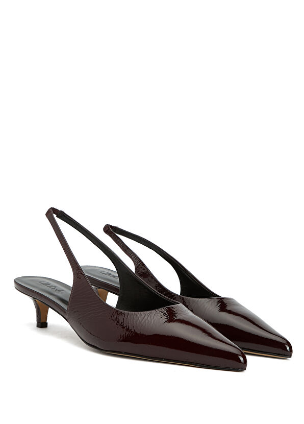 Beymen Club Burgundy Leather Heels - 2