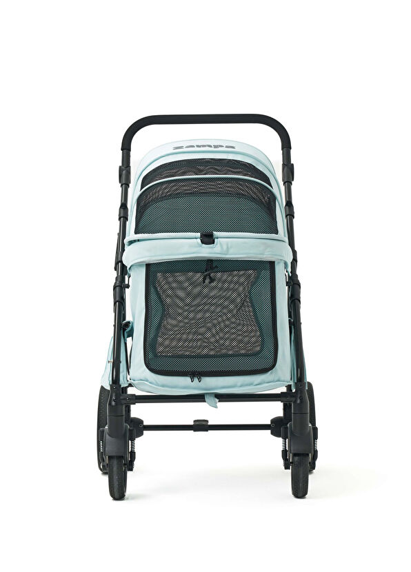 Zampa Aron Light Blue Cat and Dog Stroller - 3