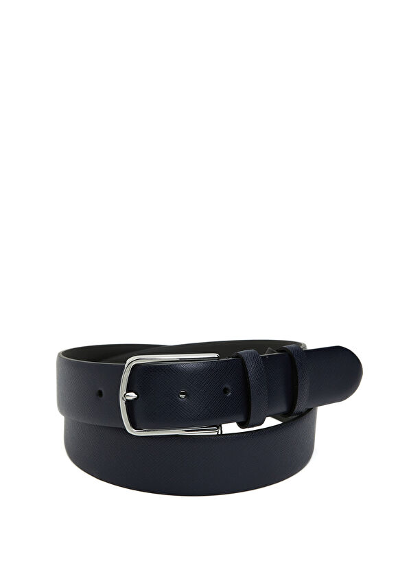 Beymen Club Lacivert Erkek Deri Kemer - 3