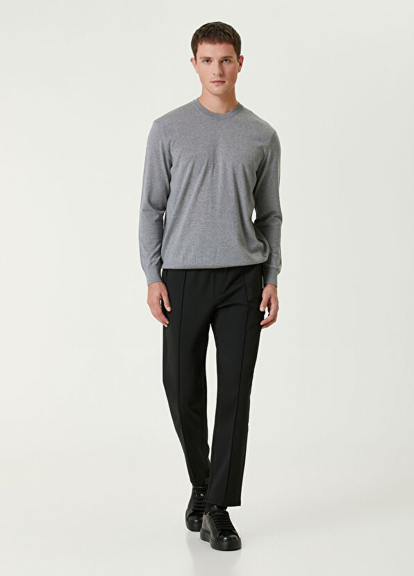 Academia Siyah Beli Kordonlu Pantolon - 1