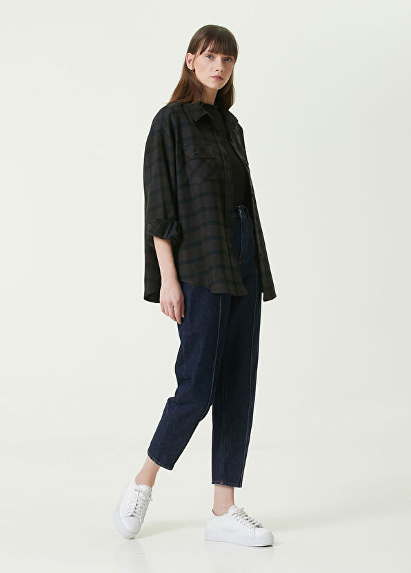 Beymen Haki Ekoseli Dış Gömlek - 2