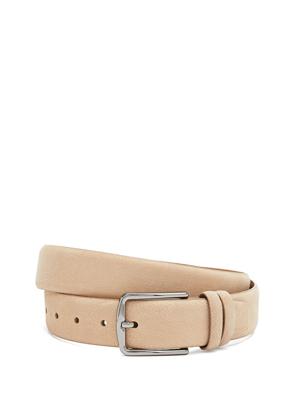 Beymen Club Bej Erkek Nubuk Kemer - 1