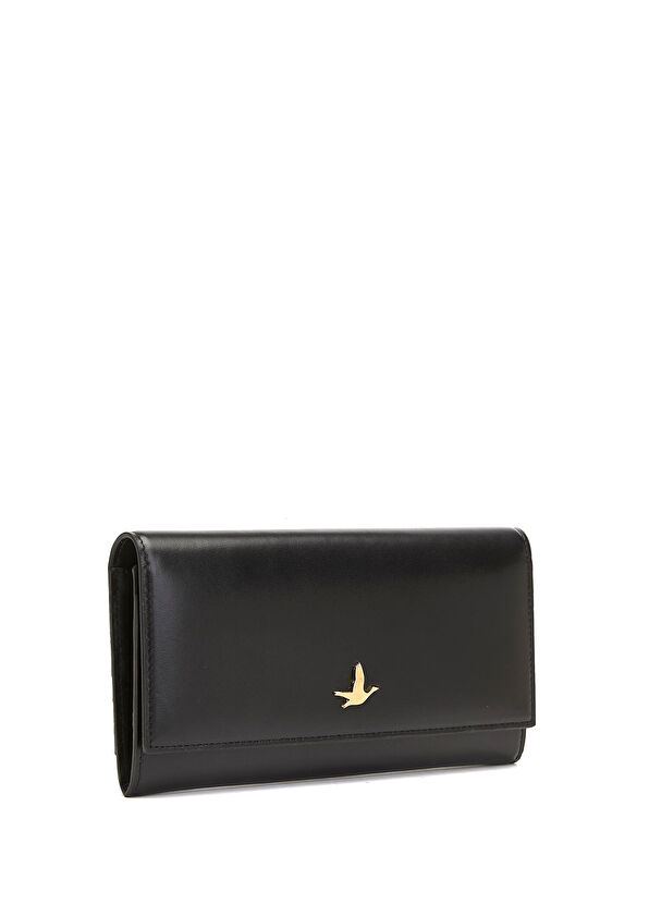 Beymen Club Siyah Kadın Büyük Deri Cüzdan - 2