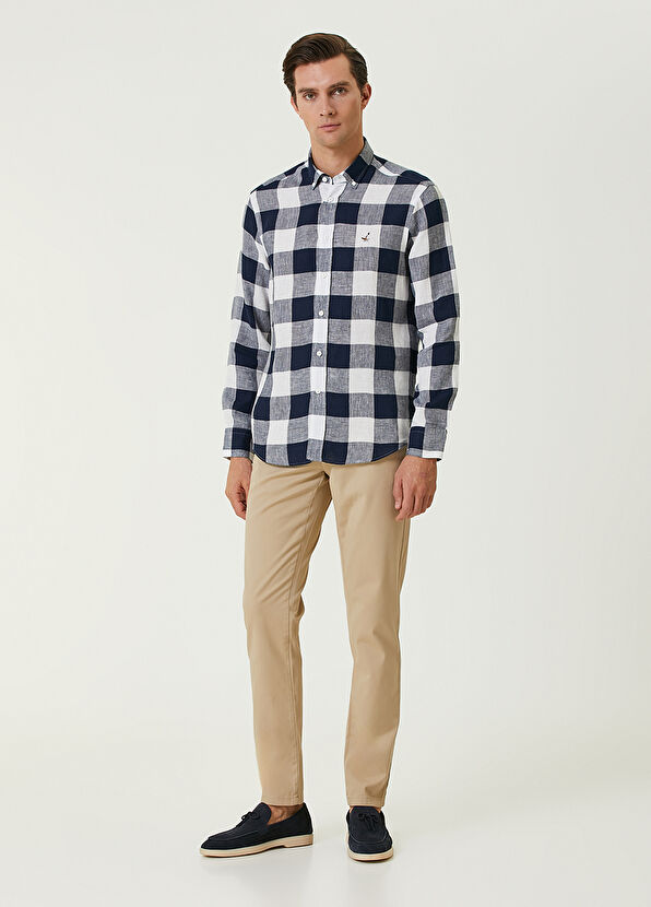 Beymen Club Slim Fit Beige Twill Sport Pants - 1