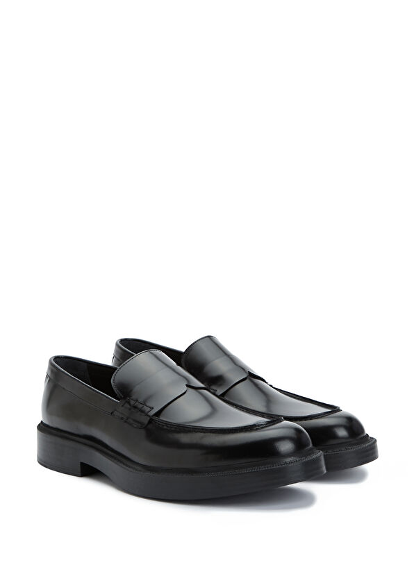 Beymen Club Black men's leather loafer - 2
