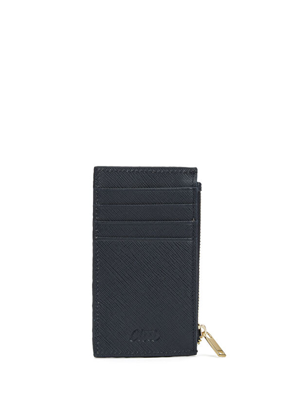 Beymen Club Navy Blue Women's Leather Card Holder - 2