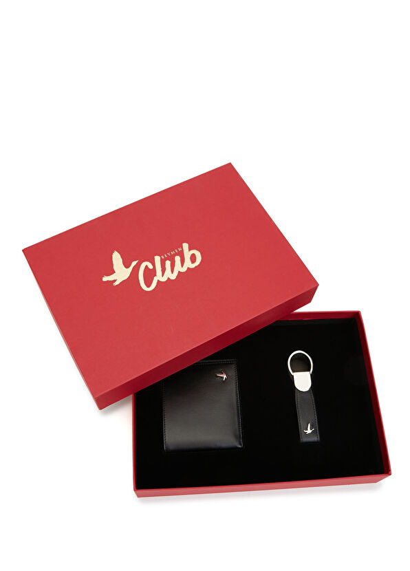 Beymen Club Siyah 2li Erkek Deri Hediye Seti - 1