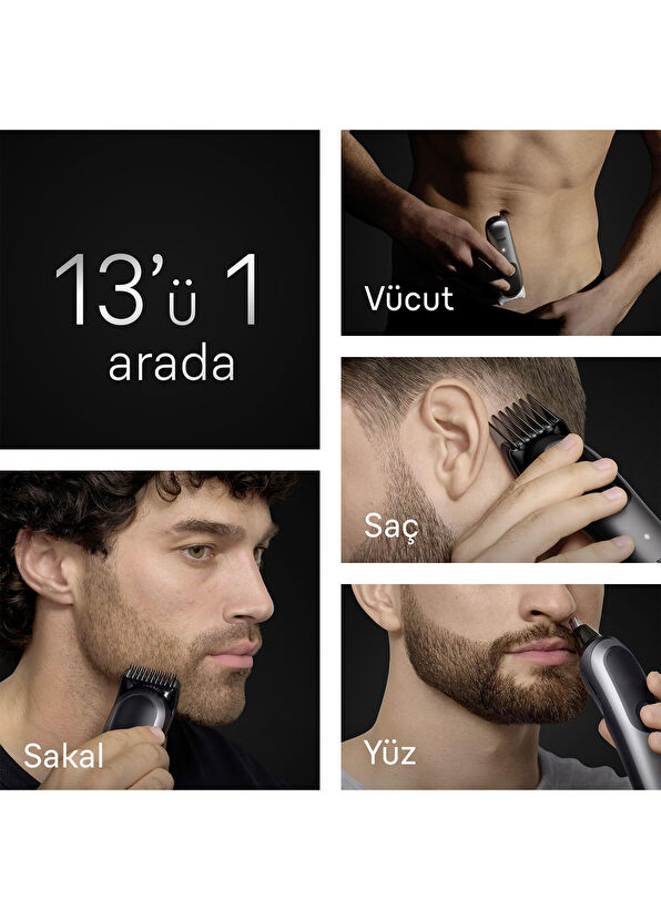 Braun Hepsi Bir Arada Series 7 Islak ve Kuru 13'ü 1 Arada Tıraş Kiti AIO7560 - 3