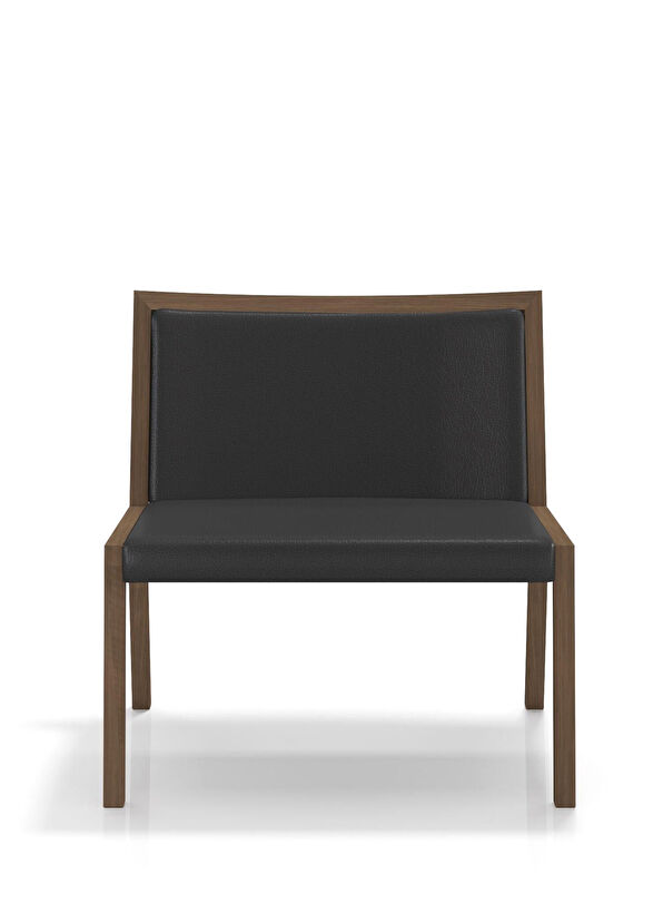 Koleksiyon Homer Siyah Deri Berjer - 2