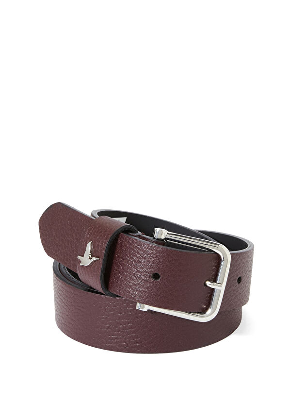 Beymen Club Bordo Kadın Deri Kemer - 1