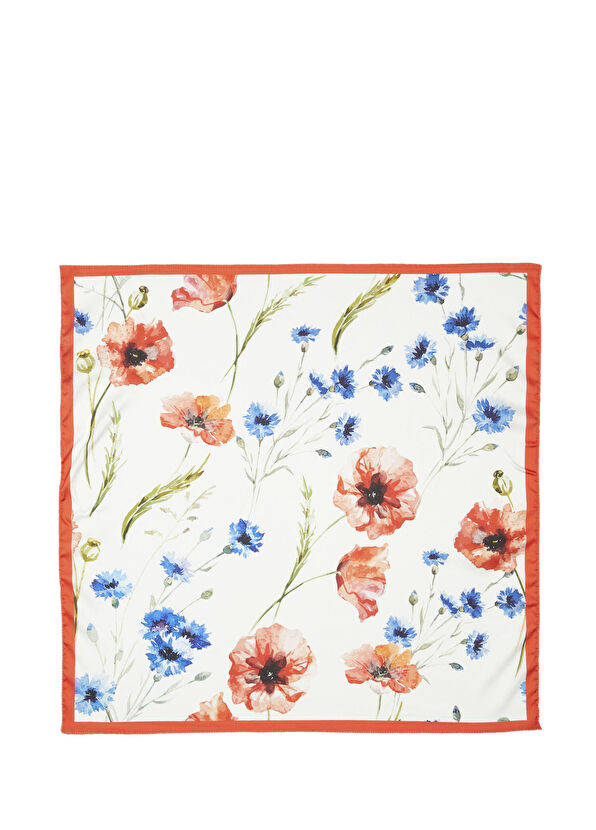 Beymen Club Multicolored Womens Satin Scarf - 2