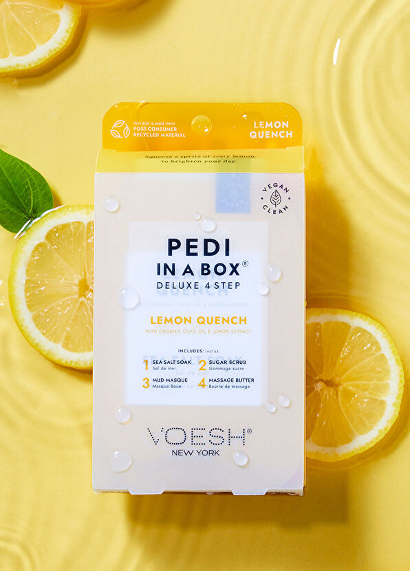 Voesh New York Pedi In A Box Deluxe Limon Quench 4 Adımlı Pedikür Seti - 2