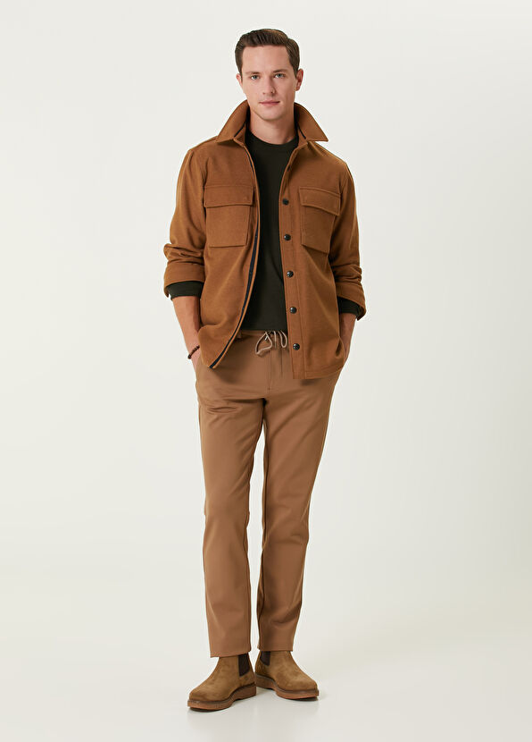 Beymen Club Haki Yün Basic Kazak - 3